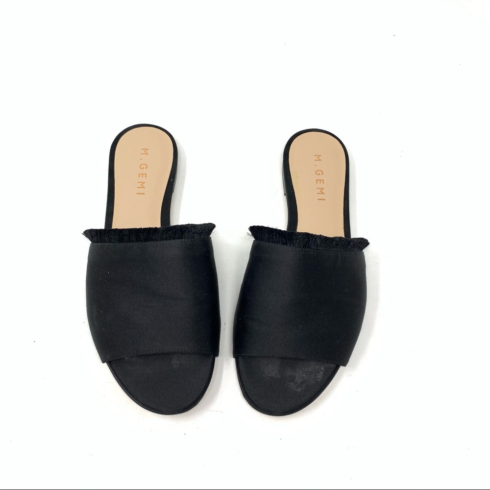 M. Gemi Tendina satin slides size 35.5